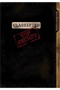 Classified Top Secret; Spy Gear Journal For Kids (Black)