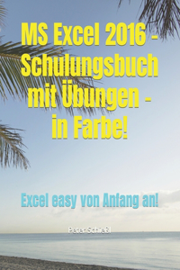 MS Excel 2016 - Schulungsbuch mit Übungen - in Farbe!