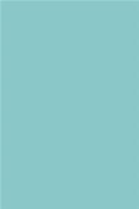 Caribbean Blue 101 - Narrow Lined Notebook with Margins - 6X9