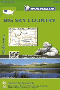 Michelin Big Sky Country Map