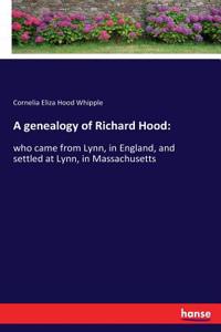 genealogy of Richard Hood