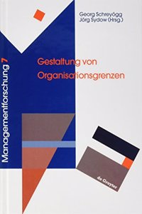 Gestaltung Von Organisationsgrenzen