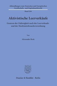 Aktivistische Leerverkaufe