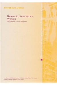 Namen in Literarischen Werken