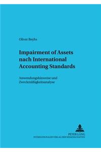 Impairment of Assets Nach International Accounting Standards