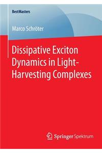 Dissipative Exciton Dynamics in Light-Harvesting Complexes