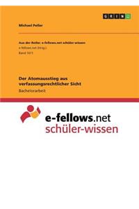 Der Atomausstieg aus verfassungsrechtlicher Sicht