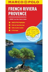 French Riviera and Provence Marco Polo Map
