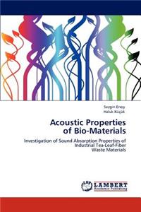 Acoustic Properties of Bio-Materials