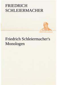 Friedrich Schleiermacher's Monologen