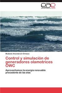 Control y simulación de generadores olamotrices OWC