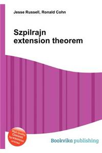 Szpilrajn Extension Theorem