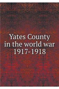 Yates County in the world war 1917-1918
