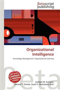 Organizational Intelligence