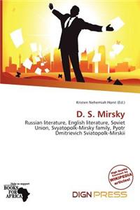 D. S. Mirsky