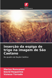 Inserção da espiga de trigo na imagem de São Caetano