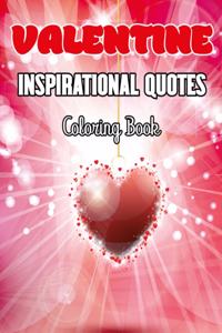 Valentine Inspirational Quotes Coloring Book