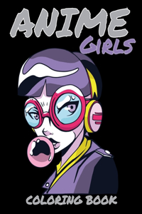 Anime Girls Coloring Book