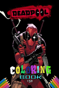 deadpool coloring book +50