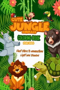 Cute Jungle Animals Coloring Book