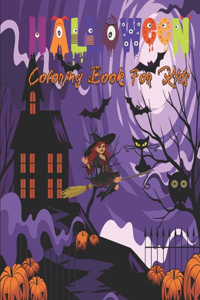 Holloween Coloring Book For Kids
