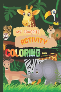 My Favorite Activity Coloring Books