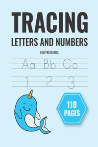 tracing letters and numbers for preschool