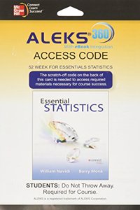 Aleks 360 Access Card (52 Weeks) for Essential Statistics