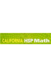 Harcourt School Publishers Math California: Time-SVR Lsn Res W/Mgt Sys G1