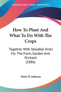 How To Plant And What To Do With The Crops