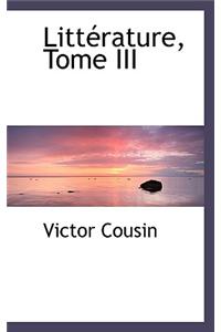 Littacrature, Tome III