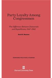 Party Loyalty Among Congressmen