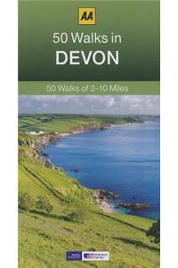 AA 50 Walks in Devon