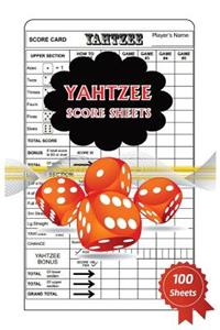 Yahtzee Score Sheets