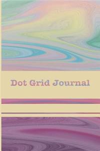 Pastel Swirl Dot Grid Journal