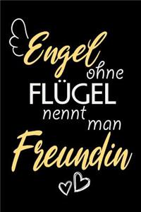 Engel Ohne Flügel Nennt Man Freundin: A5 Punkteraster - Notebook - Notizbuch - Taschenbuch - Journal - Tagebuch - Ein lustiges Geschenk für Freunde oder die Familie und die beste Freundi