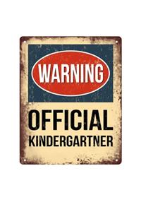 Warning Official Kindergartner
