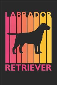 Labrador Retriever Journal - Vintage Labrador Retriever Notebook - Gift for Labrador Retriever Lovers