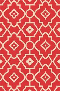 Morrocan Design College Ruled Notebook
