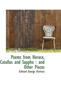 Poems from Horace, Catullus and Sappho