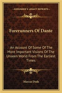 Forerunners of Dante