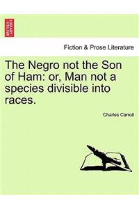 The Negro Not the Son of Ham