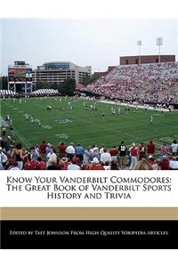 Know Your Vanderbilt Commodores
