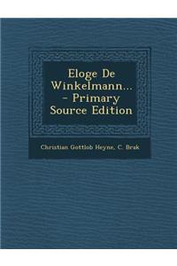 Eloge de Winkelmann...