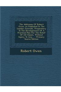 The Addresses of Robert Owen