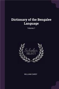 Dictionary of the Bengalee Language; Volume 1