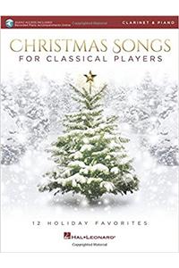 Christmas Songs for Classical Players - Clarinet and Piano (Book/Online Audio)