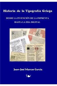 Historia de la Tipografia Griega