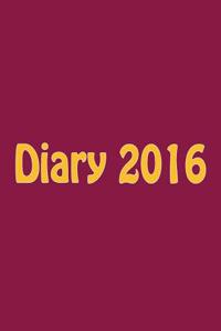 Large Print Diary 2016