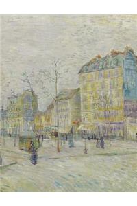Boulevard de Clichy, Vincent Van Gogh. Ruled Journal